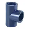 Cepex 22594 90º Pvc Ø90 T-koppling Bsp Invändig Gänga unisex, Grey, One Size