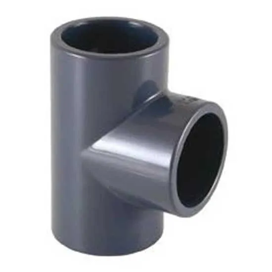 Cepex 22604 90º Pvc Ø110 T-rör Med Muff För Limning X Bsp-invändig Gänga unisex, Grey, One Size
