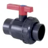 Cepex 22778 Ø90 ``uniblock´´ Kulventil Hona Lösningsmedel Sockel Sittande Leder Hdpe O-ringar Epdm unisex, Grey, One Size