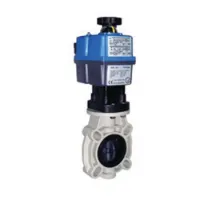 Cepex 30273 Ø90 Pvc-u Vridspjällventil Industriella Epdm-o-ringar Elektriskt Manövrerad Ac/dc 24-240v unisex