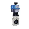 Cepex 30273 Ø90 Pvc-u Vridspjällventil Industriella Epdm-o-ringar Elektriskt Manövrerad Ac/dc 24-240v unisex, Grey, One Size