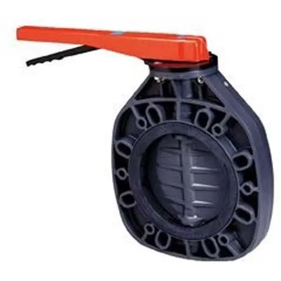 Cepex Rostfritt Stål Aluminium 16718 Ø200-225 Klassisk Butterflyventil Fpm-packningar Axel Aisi316 Handtag unisex, Grey, One Size