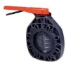 Cepex Rostfritt Stål Aluminium 16718 Ø200-225 Klassisk Butterflyventil Fpm-packningar Axel Aisi316 Handtag unisex, Grey, One Size