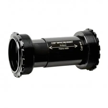 CeramicSpeed Bottom Bracket T47/86 Campy UT x 79/92mm, Black, 86mm