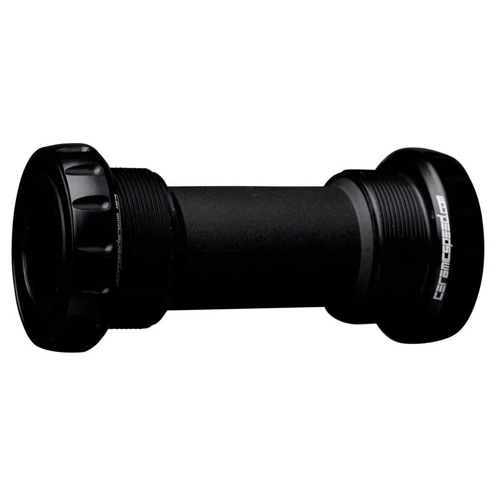 CeramicSpeed Bsa Shimano Gravel Coated Vevlagerskoppar, Black, 68mm