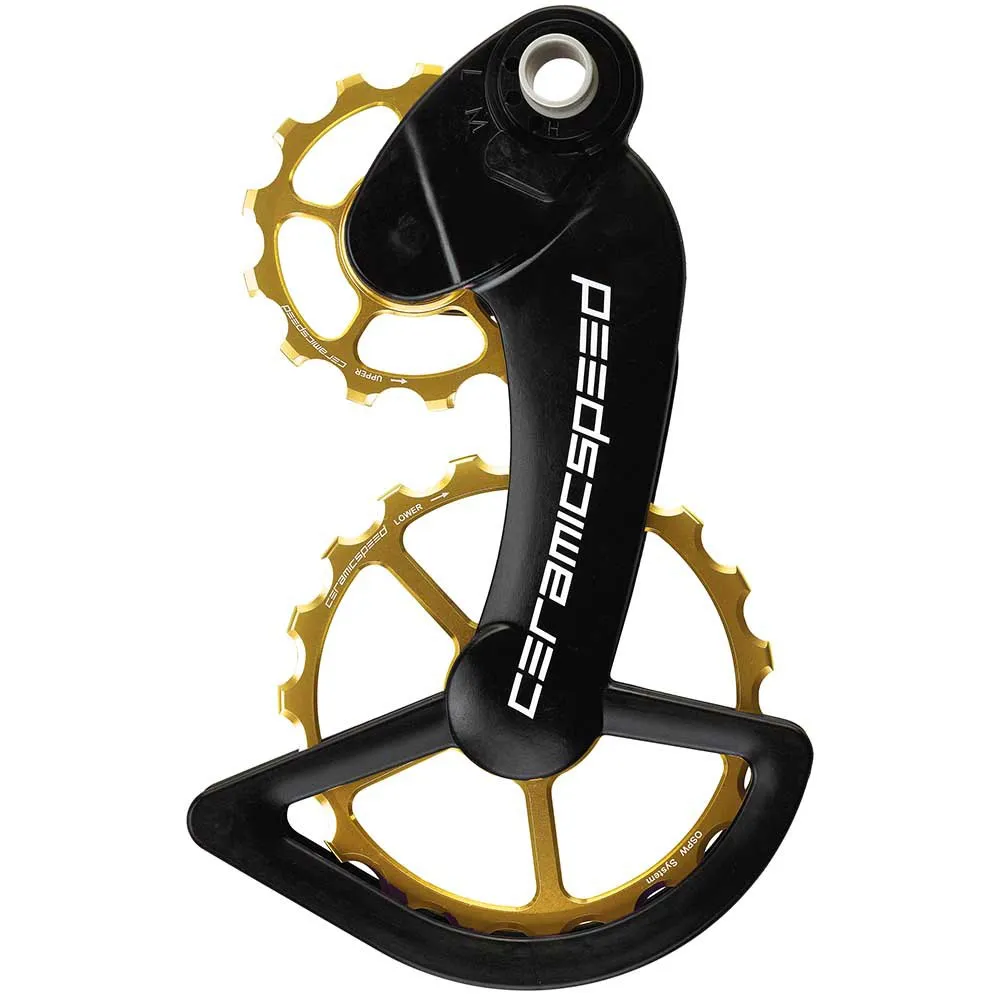 CeramicSpeed Ospw Campagnolo Mechanical/eps 11s Jockeyhjulsystem, Black / gold, 13-19t