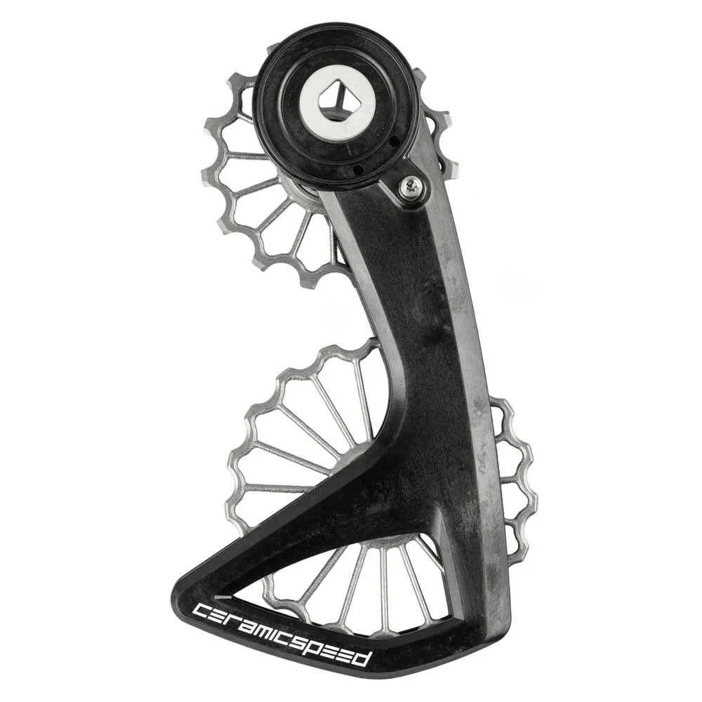 CeramicSpeed Ospw Rs 3d-ti Sram Red/force Axs Jockeyhjulsystem, Black / steel, One Size