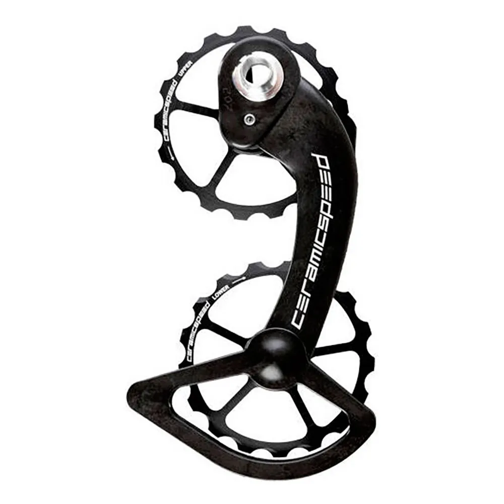 CeramicSpeed Ospw Shimano 9000/6700 10/11s Coated Jockeyhjulsystem, Black, 17t