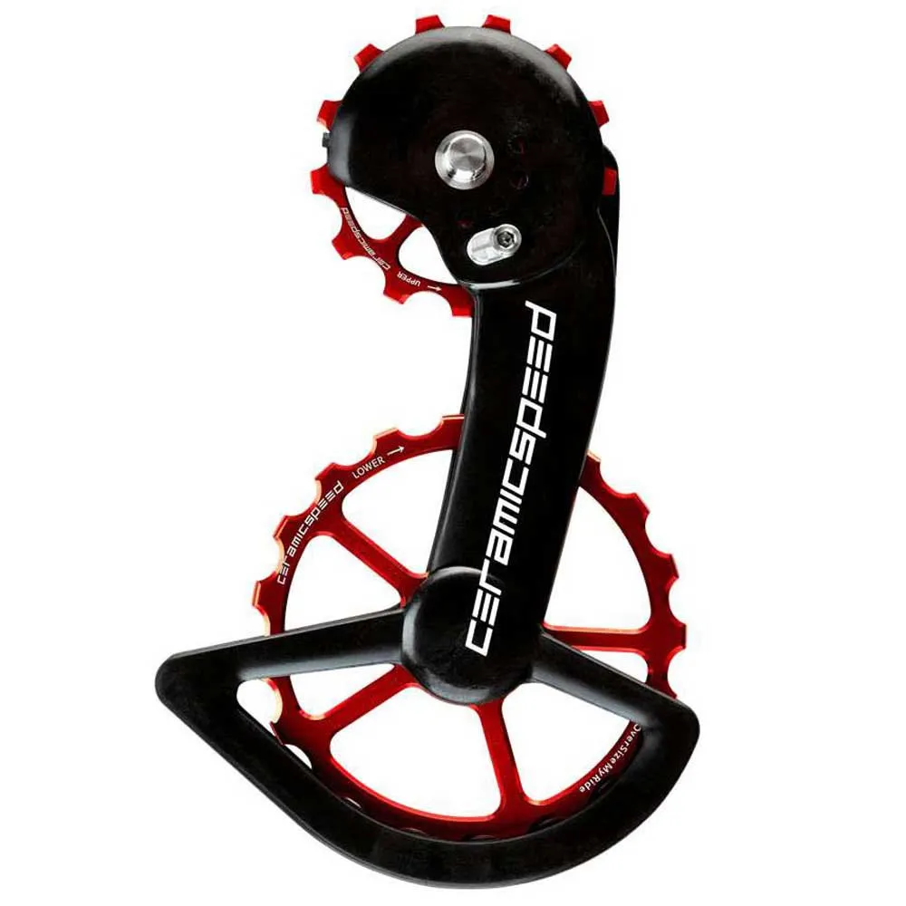 CeramicSpeed Ospw Shimano Grx/ultegra Rx 2x Jockeyhjulsystem, Red, One Size