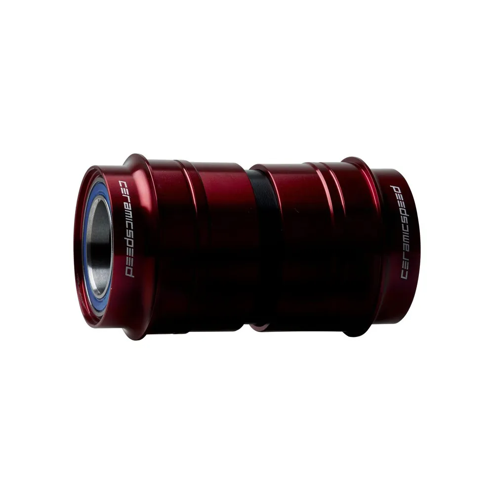 CeramicSpeed Pf30 Shimano Coated 46x68 Sh. . Rotor 24 Mm Vevlager, Red, One Size