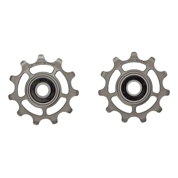 CeramicSpeed Shimano 9250/8150/7150 Ti Trisshjulssats För Cykel, Black coated, One Size