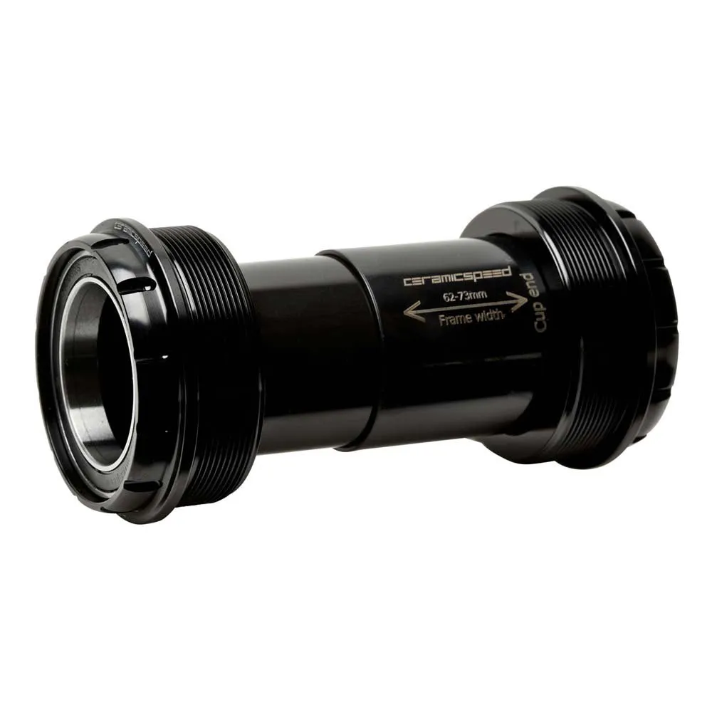 CeramicSpeed T47/68 30 Coated Vevlagerskoppar, Black, 68mm