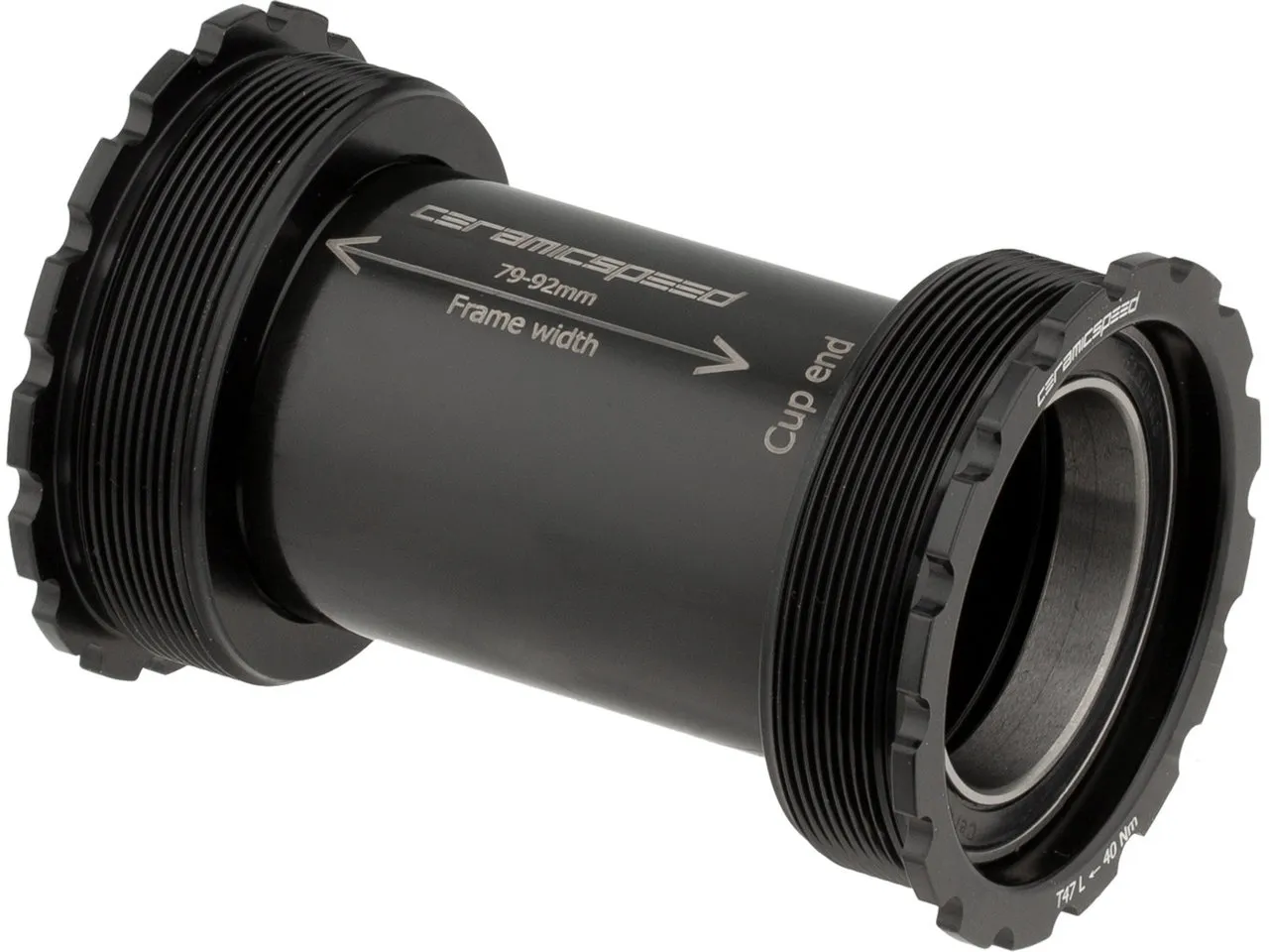 CeramicSpeed T47/86 30 mm Innenlager, Black, 85/86mm
