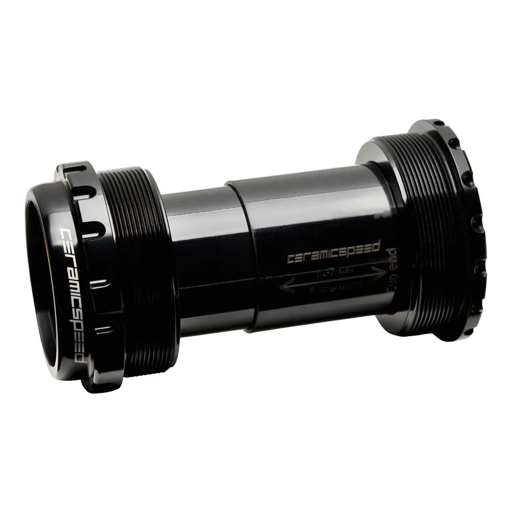 CeramicSpeed T47a Campagnolo Pro-tech Gravel Coated Vevlagerskoppar, Black, 77mm