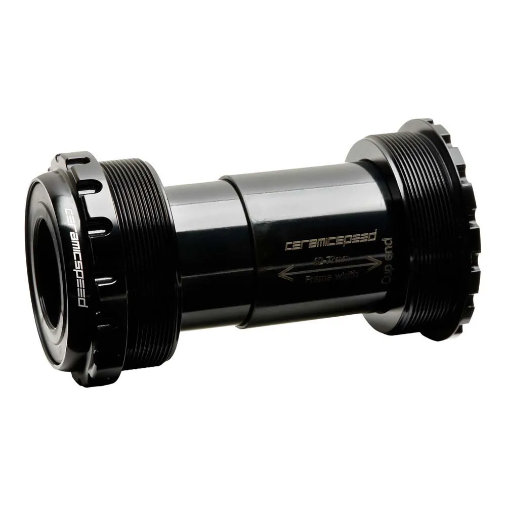CeramicSpeed T47a Shimano Gravel Coated Vevlagerskoppar, Black, 77mm CeramicSpeed T47a Shimano Gravel Coated Vevlagerskoppar, Black, 77mm