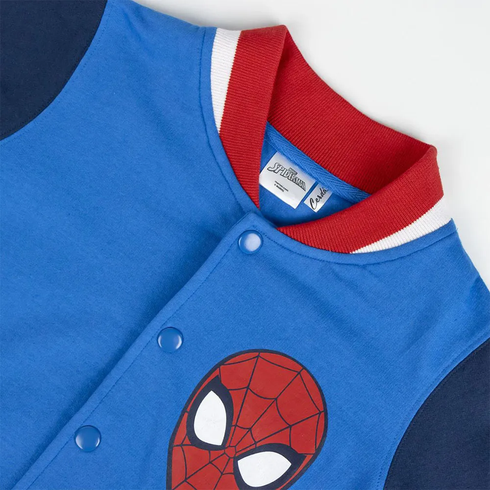 Cerda Group Cotton Brushed Baseball Spiderman Jacka