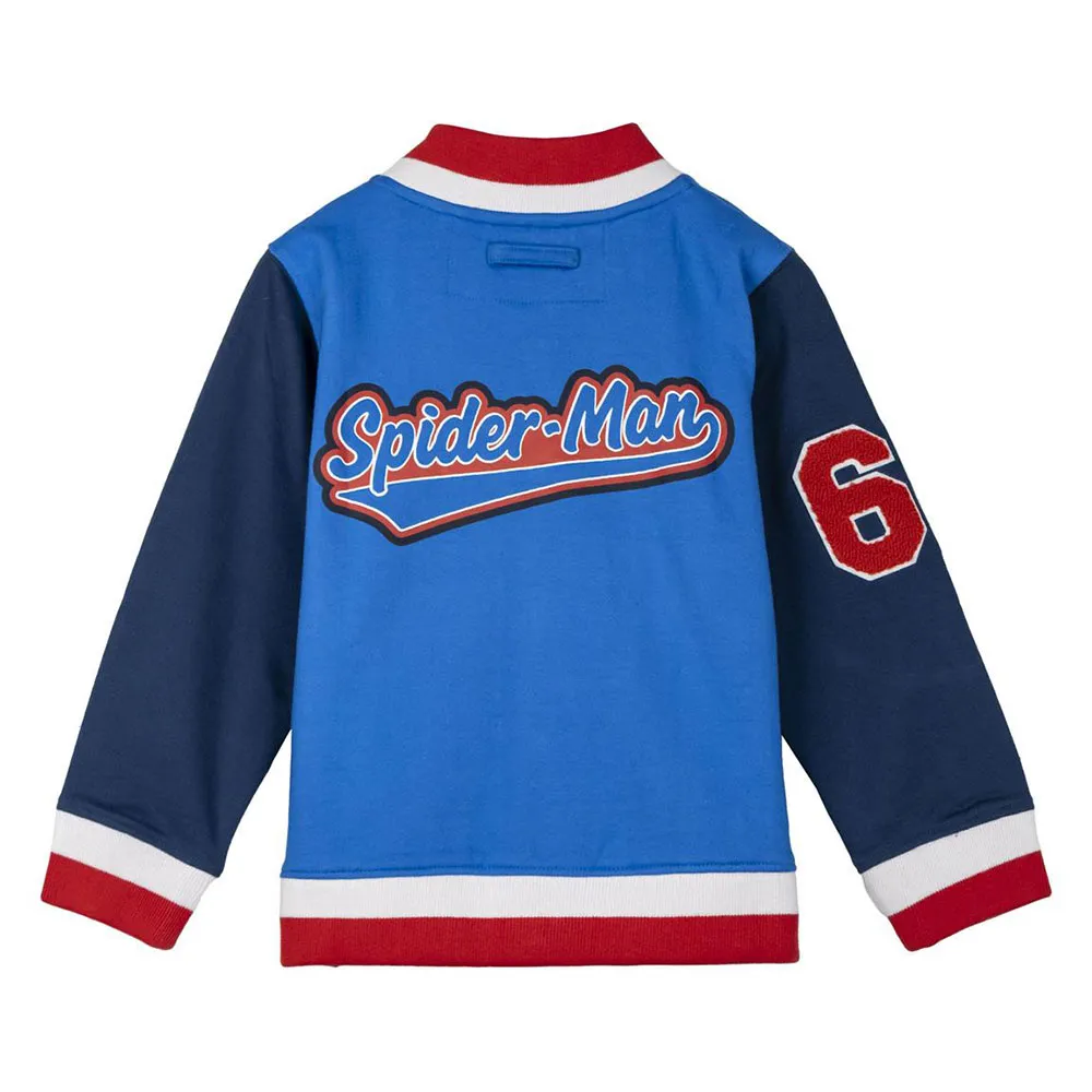 Cerda Group Cotton Brushed Baseball Spiderman Jacka