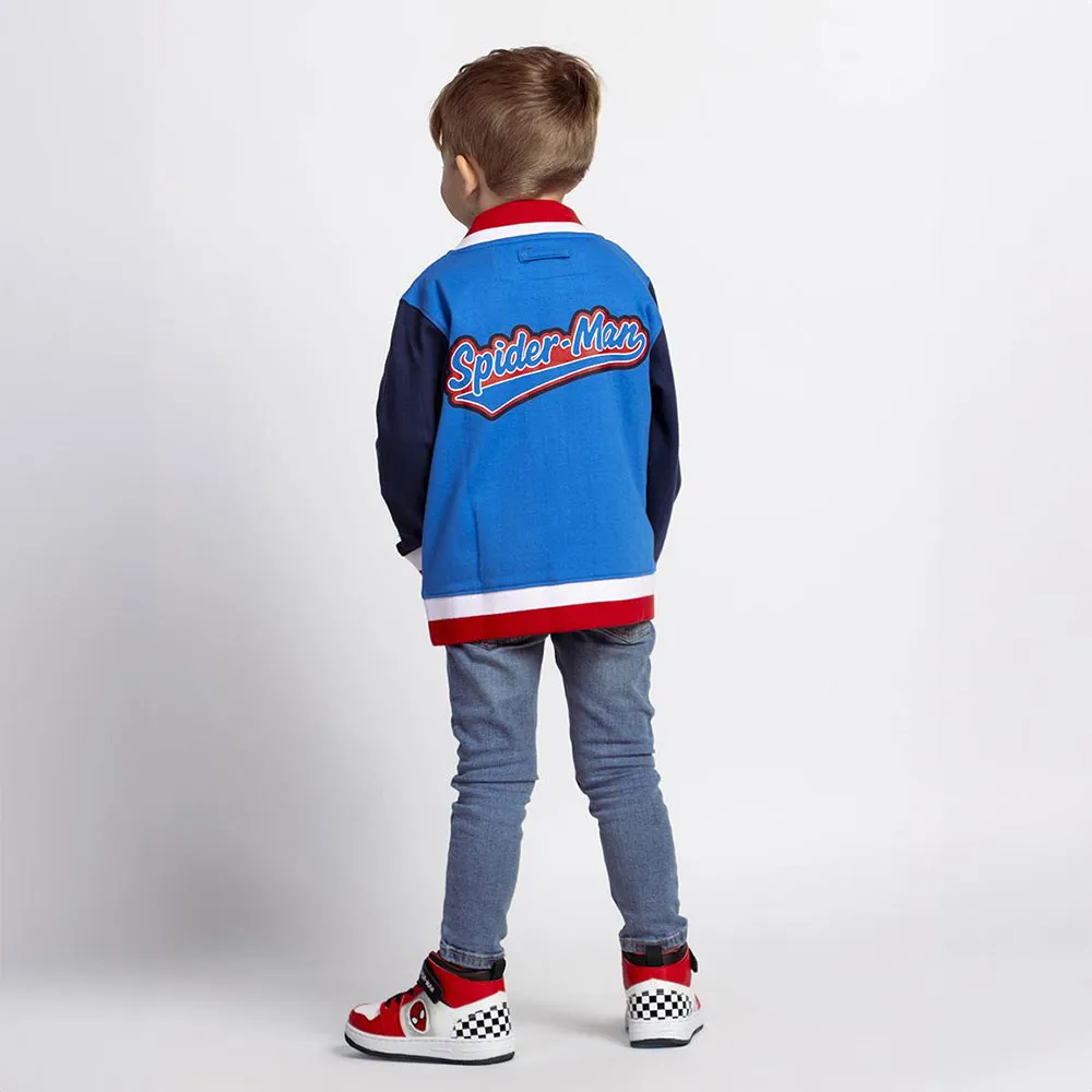 Cerda Group Cotton Brushed Baseball Spiderman Jacka