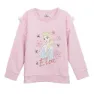 Cerda Group Cotton Brushed Frozen Tröja, Light pink, 6Y