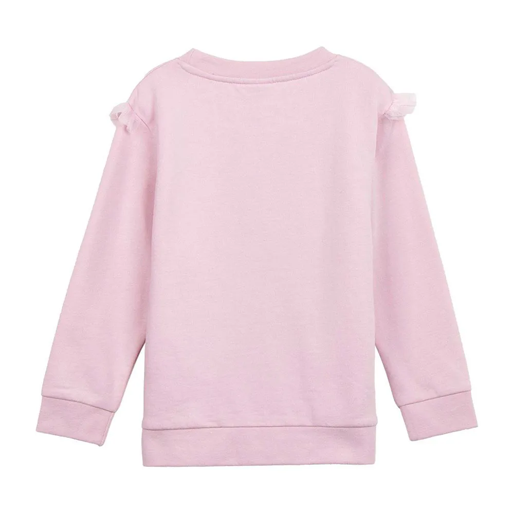 Cerda Group Cotton Brushed Frozen Tröja, Light pink, 6Y
