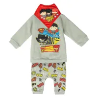 Cerda Group Cotton Brushed Justice League Baby Träningsdräkt 3 Bitar