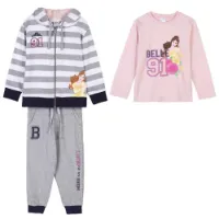 Cerda Group Cotton Brushed Princess Träningsdräkt 3 Bitar