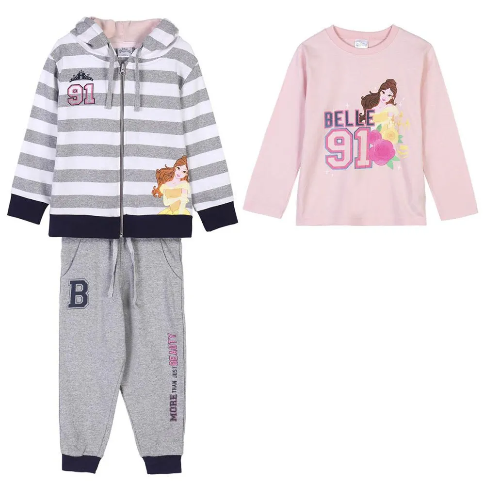 Cerda Group Cotton Brushed Princess Träningsdräkt 3 Bitar