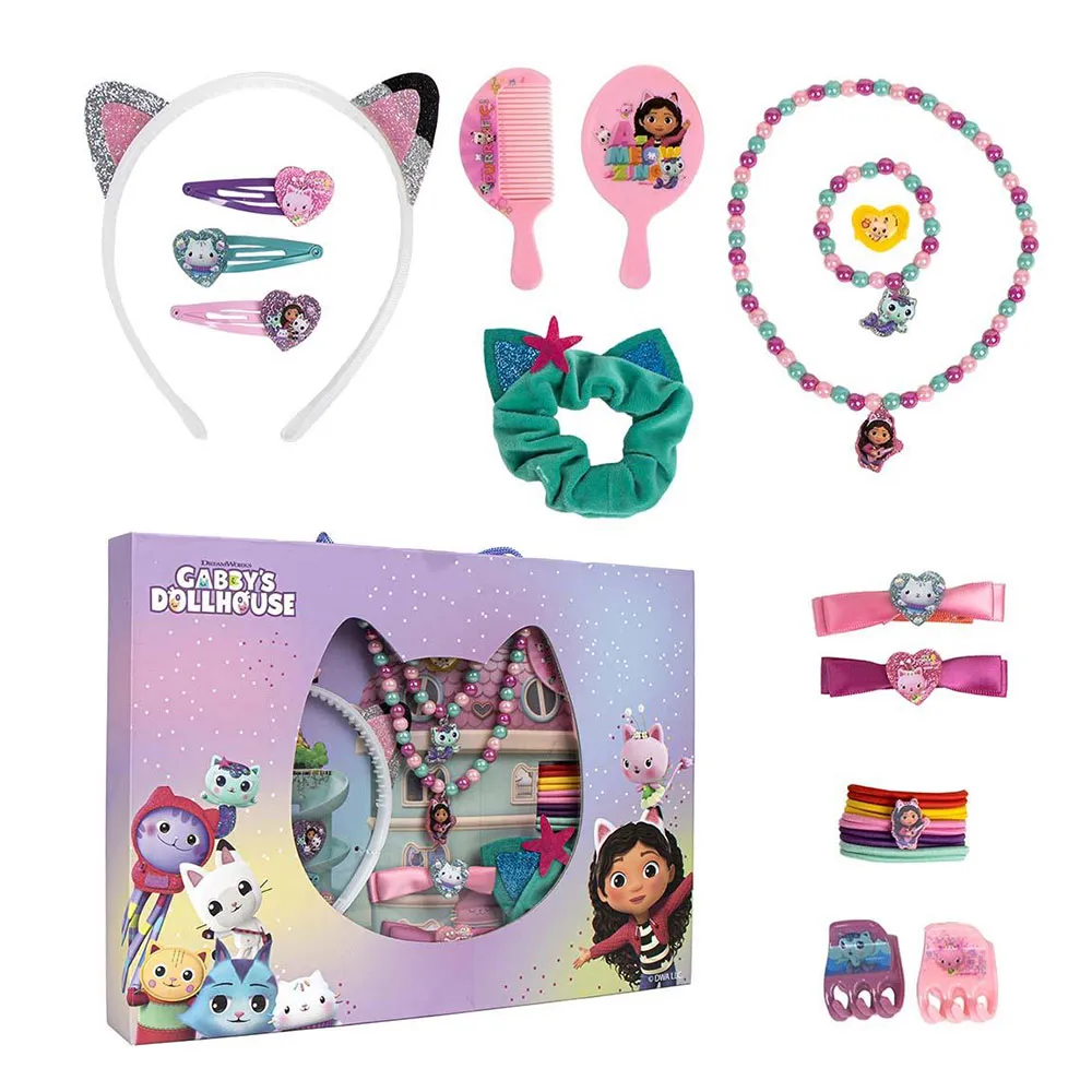 Cerda Group Gabby´s Dollhouse Box Skönhetssats Toalettartiklar, Pink, One Size
