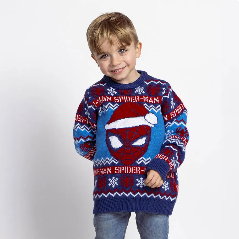 Cerda Group Knitted Christmas Spiderman Tröja
