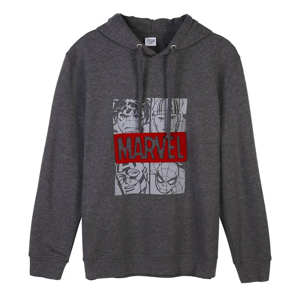 Cerda Group Marvel Tröja Med Huva, Dark gray, S Cerda Group Marvel Tröja Med Huva, Dark gray, S