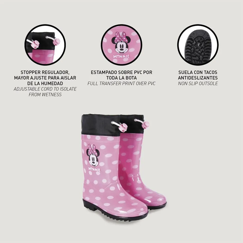 Cerda Group Minnie Regnstövlar, Pink, EU 29