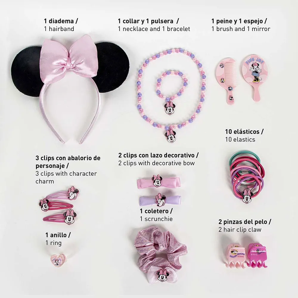 Cerda Group Minnie Skönhetssats Toalettartiklar, Pink, One Size