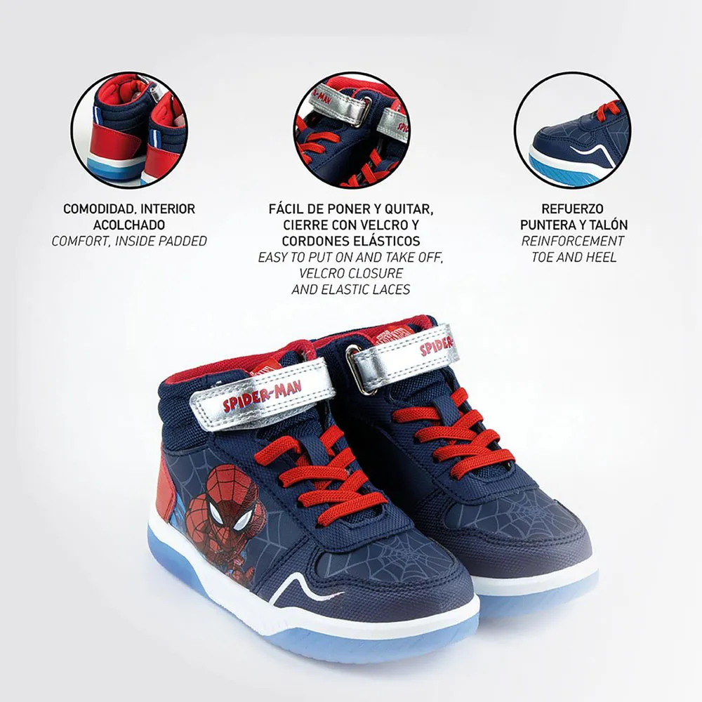 Cerda Group Pvc Sole With Lights Spiderman Skor