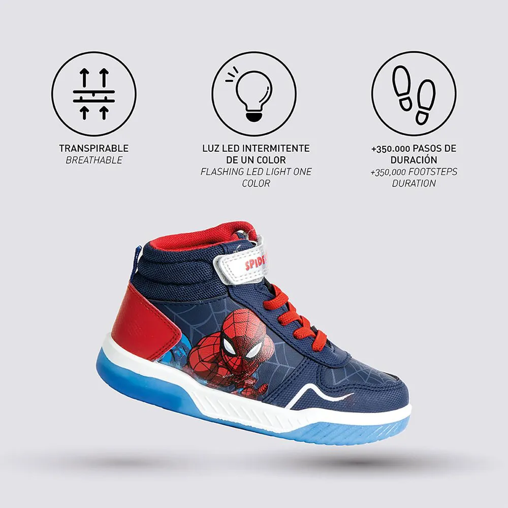 Cerda Group Pvc Sole With Lights Spiderman Skor