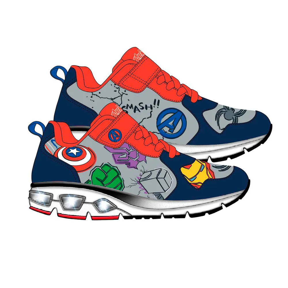Cerda Group Sporty Tpr Sole With Lights Avengers Skor