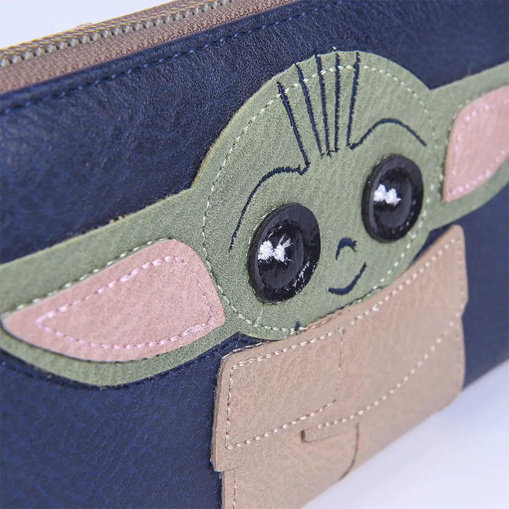 Cerda Group Star Wars The Mandalorian Yoda Child Plånbok, Blue / brown, One Size