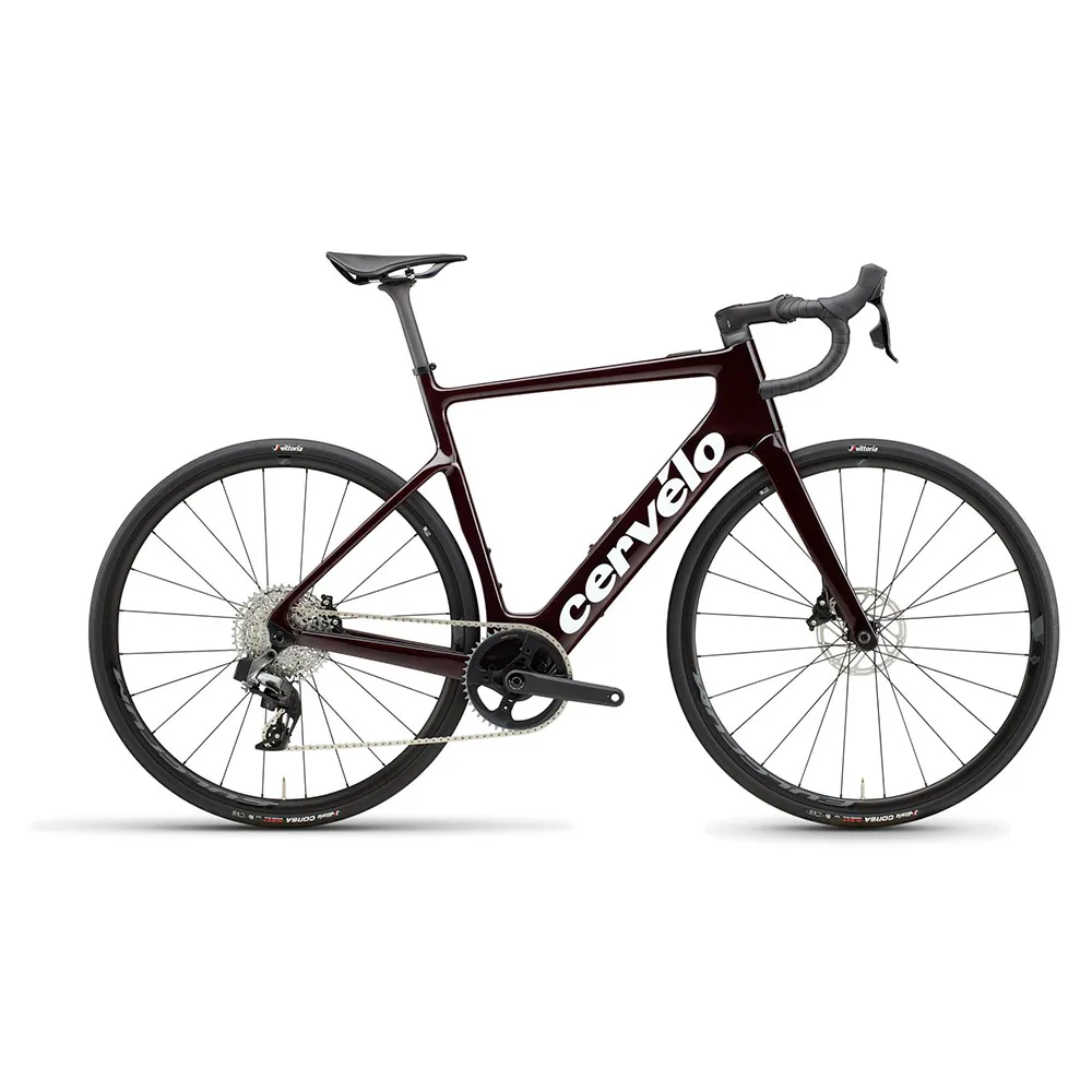 Cervélo Rouvida Rival Xpl Etap 2025 Racercykel, Black cherry