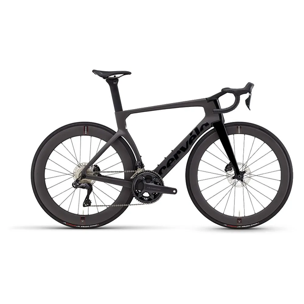 Cervélo S5 Ultegra R8150 Di2 2023 Racercykel, Five black Cervélo S5 Ultegra R8150 Di2 2023 Racercykel, Five black