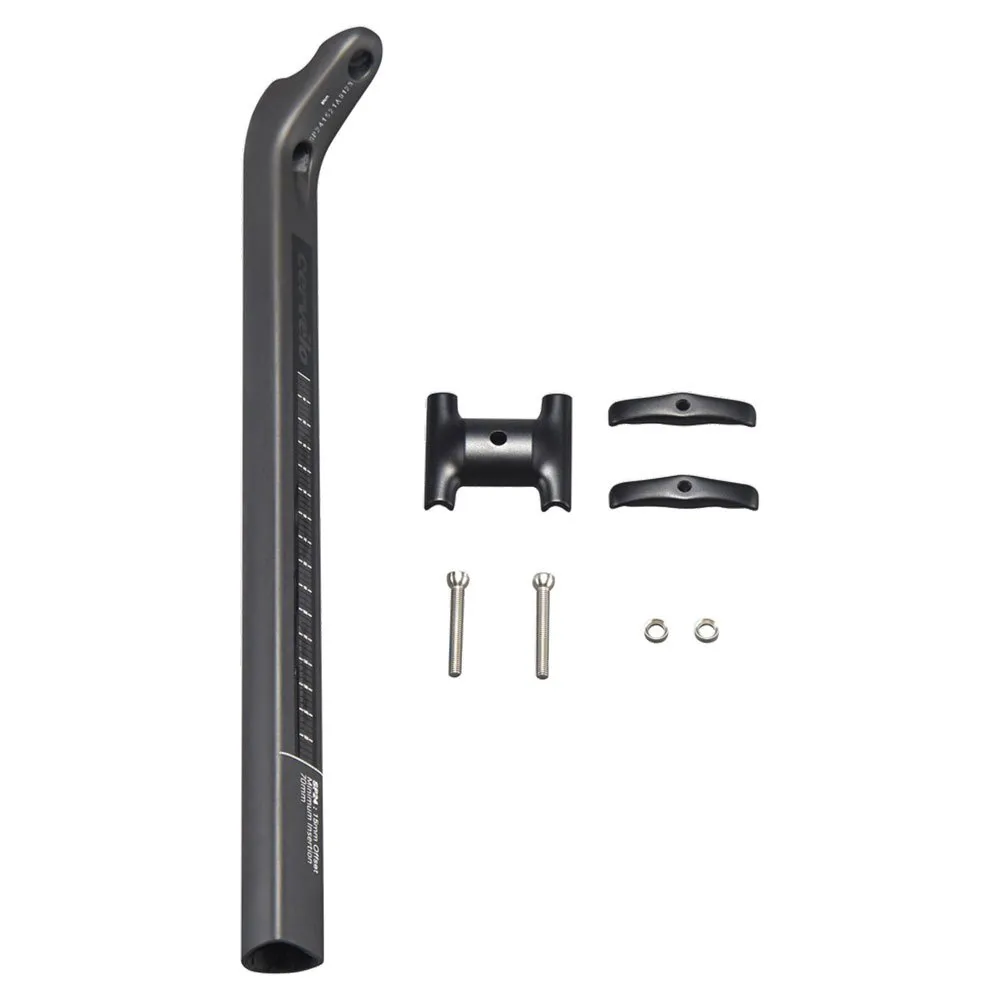 Cervélo Sp24 15mm Offset Sadelstolpe, Black, One Size