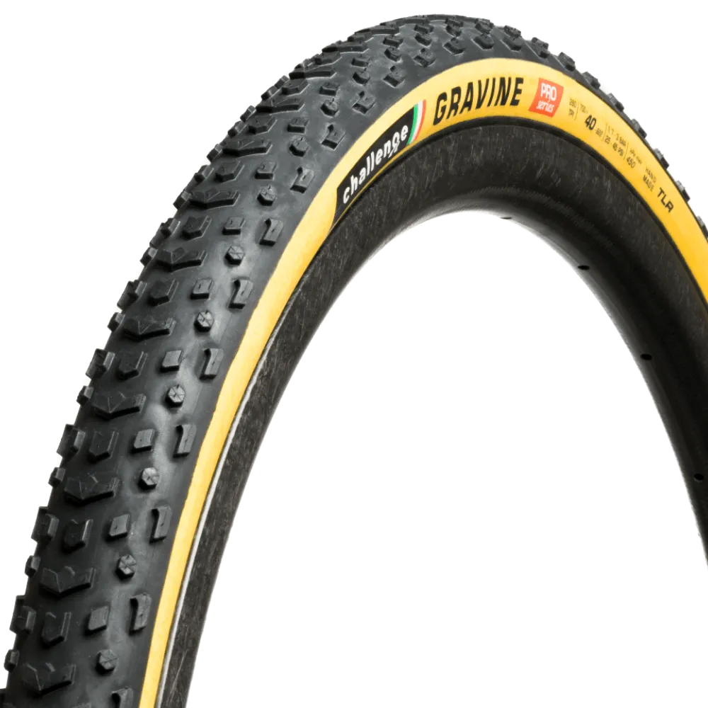 Challenge Gravine Pro Tubeless Ready 700 x 40C Tan Challenge Gravine Pro Tubeless Ready 700 x 40C Tan