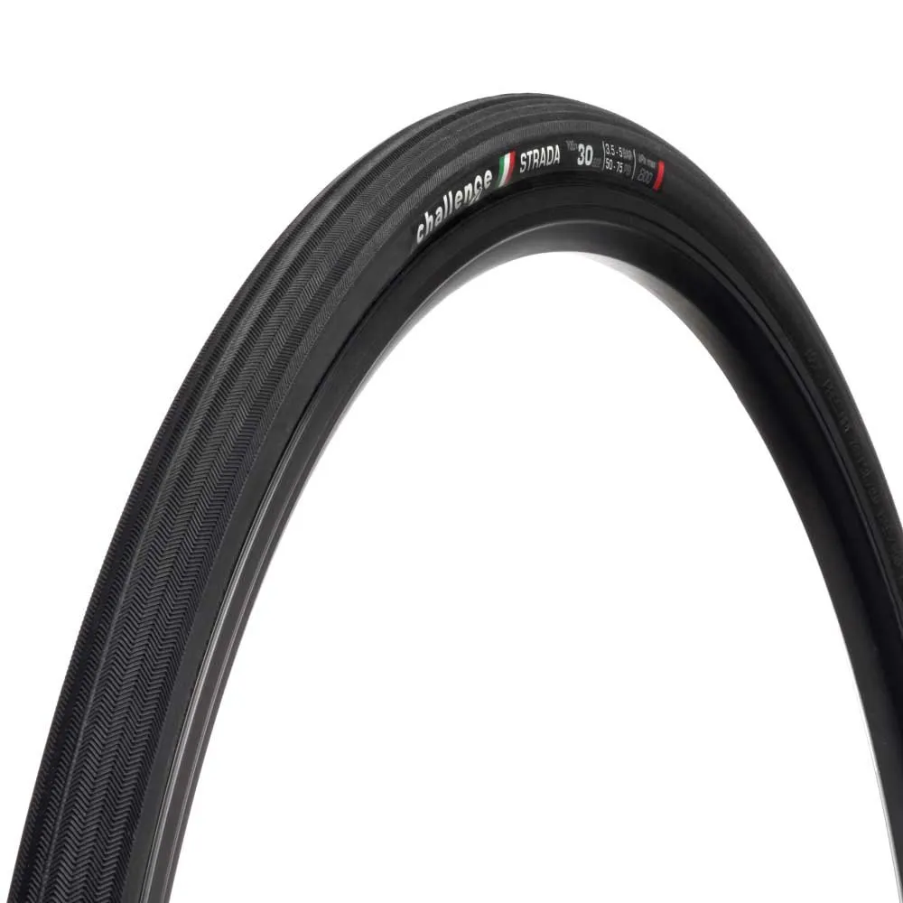 Challenge Strada 700 X 30 Landsvägsdäck, Black, 700 x 30