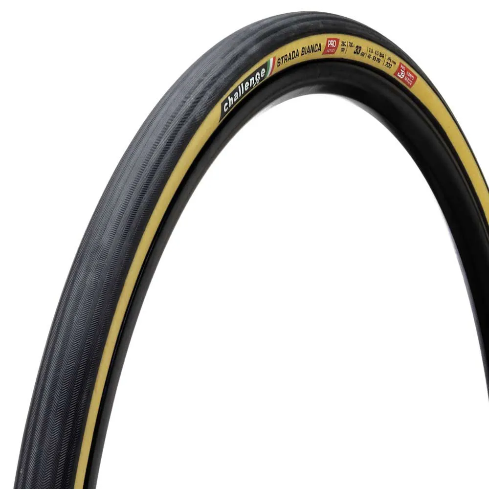 Challenge Strada Bianca Pro 700 X 33 Graveldäck, Black / Tan, 700 x 33 Challenge Strada Bianca Pro 700 X 33 Graveldäck, Black / Tan, 700 x 33