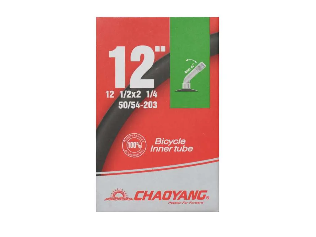 Chaoyang slang 12 1/2x2 1/4 med vinklad 42"autoventil Chaoyang slang 12 1/2x2 1/4 med vinklad 42"autoventil