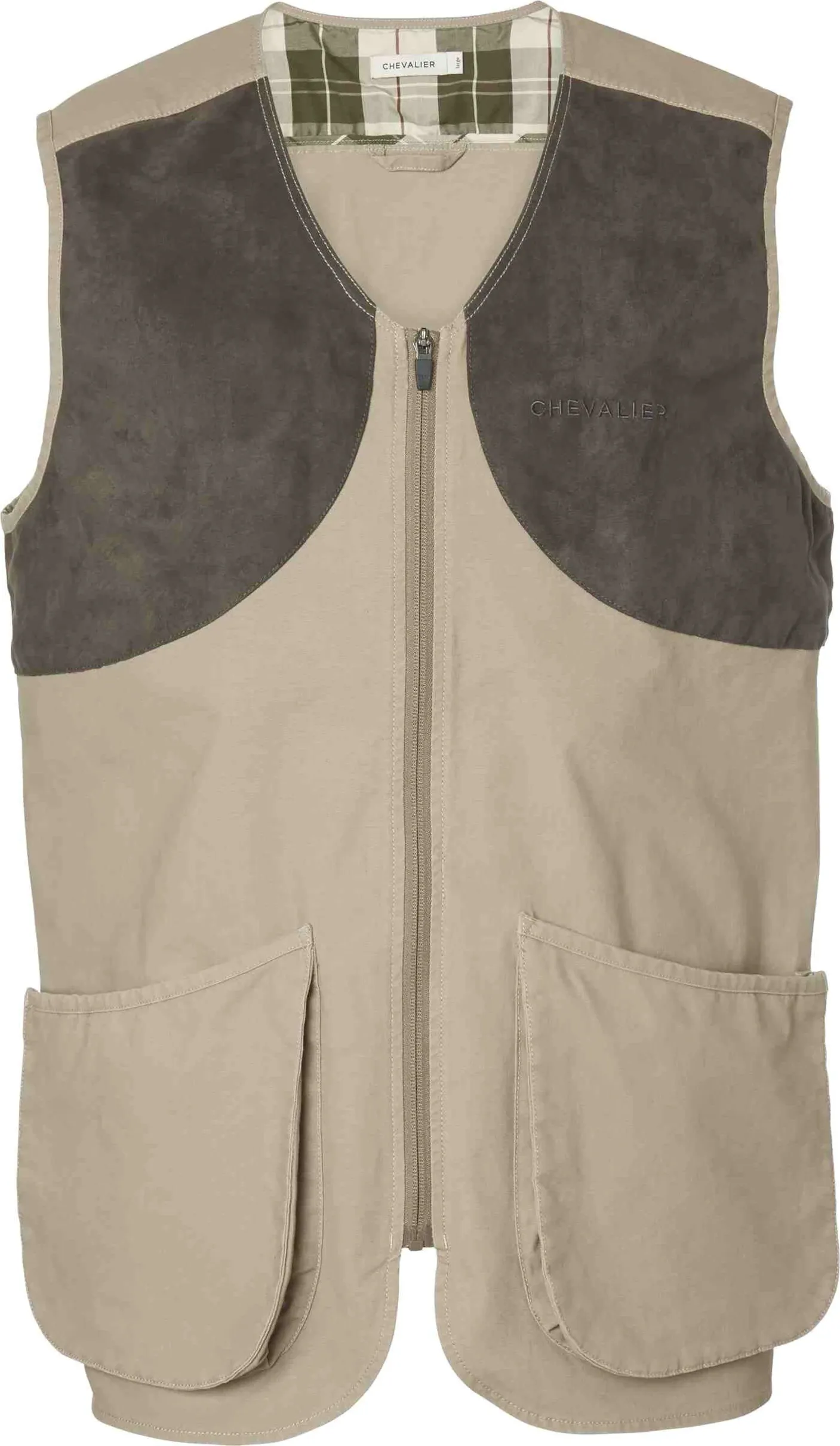 Chevalier Men's Gate Shooting Vest, Taupe Chevalier Men's Gate Shooting Vest, Taupe