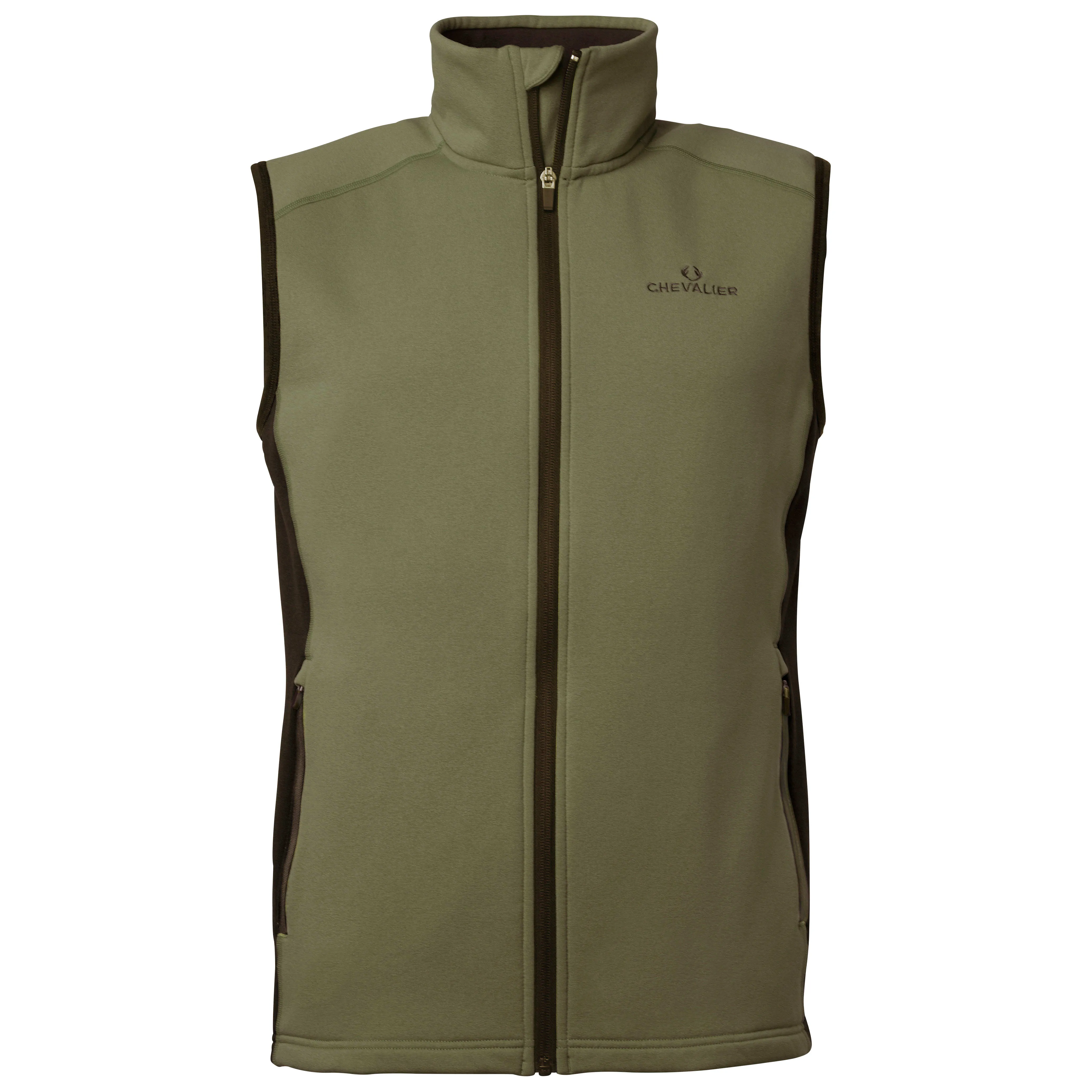 Chevalier Men's Lenzie Fleece Vest, Tobacco/brown