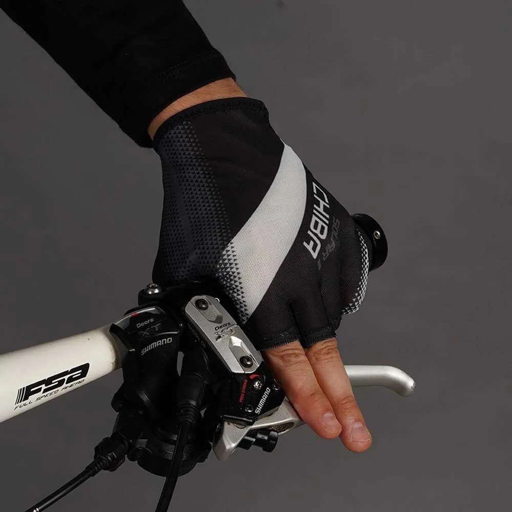 Chiba Solar Ii Korta Handskar, Black / black