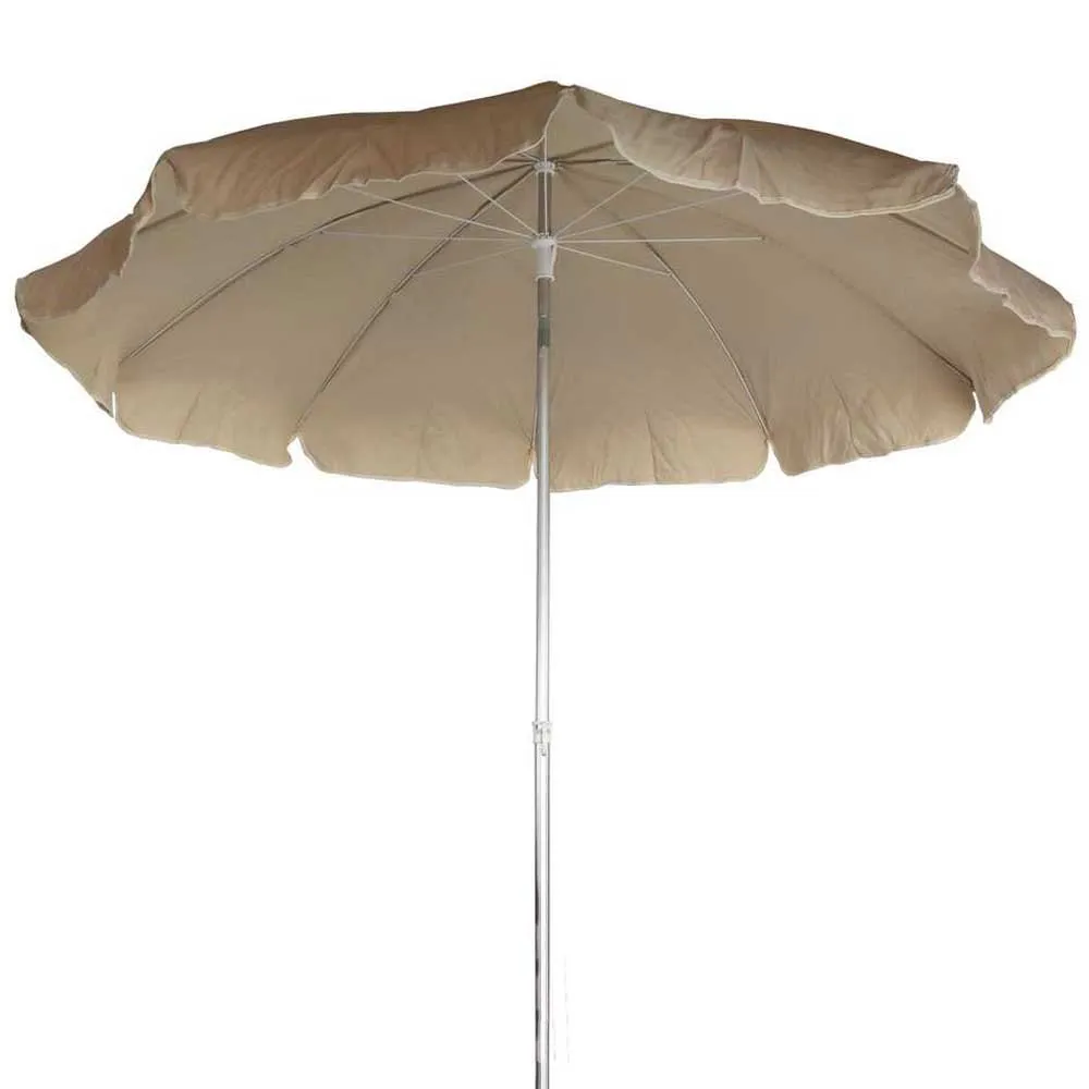 Chillvert Aluminium Hampton Hopfällbar Parasoll 240 Cm unisex, Beige, One Size