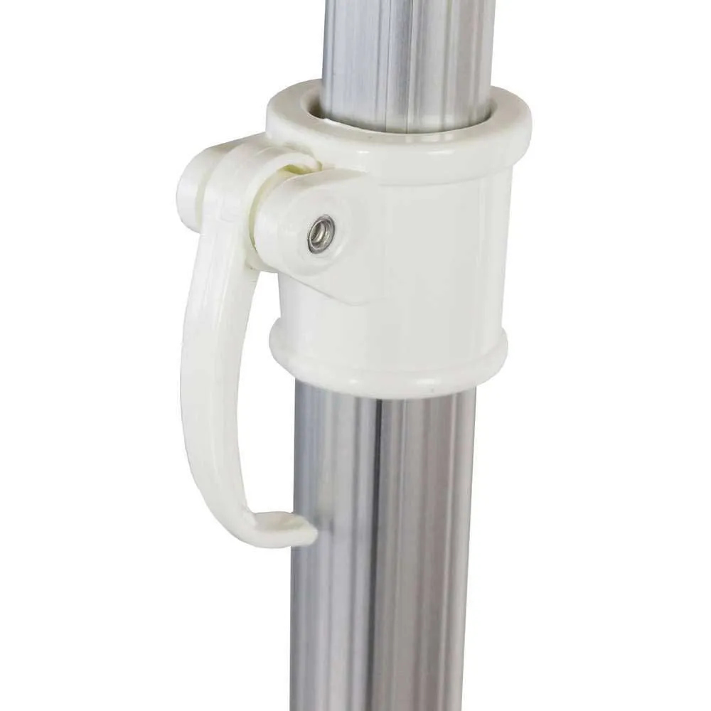 Chillvert Aluminium Hampton Hopfällbar Parasoll 240 Cm unisex, Beige, One Size