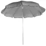 Chillvert Aluminium Hopfällbar Parasoll 240 Cm unisex, Grey stone, One Size
