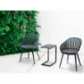 Chillvert Aluminium Lacio Trädgårdsmöbelset I Harts unisex, Black, One Size
